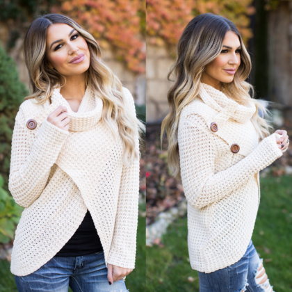 Knitted Long Sleeve Sweater