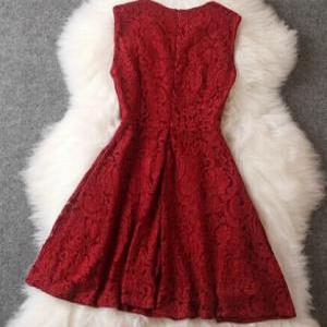 Fashion Lace Sleeveless Dress
