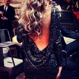 Fashion Backless Sequined Dresses