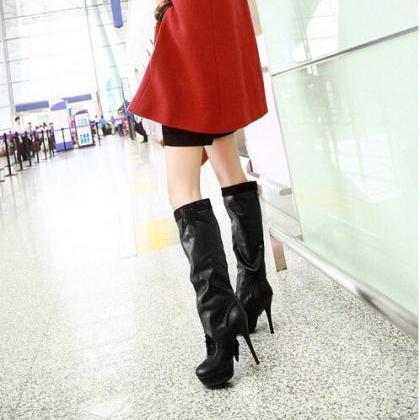 Zircon Fashion High-heeled Boot Jh40803re