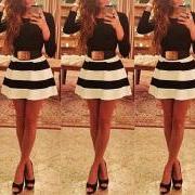 Fashion Striped Dress