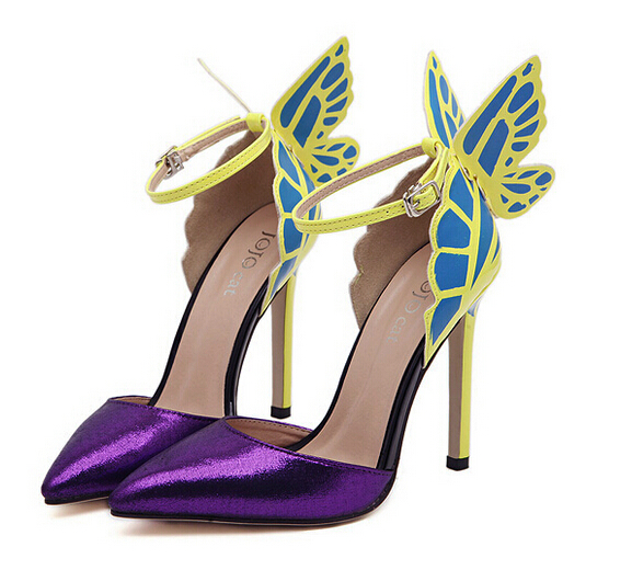 Fashion Butterfly Wings Pointed High Heel Shoes Gbk41930dc on Luulla